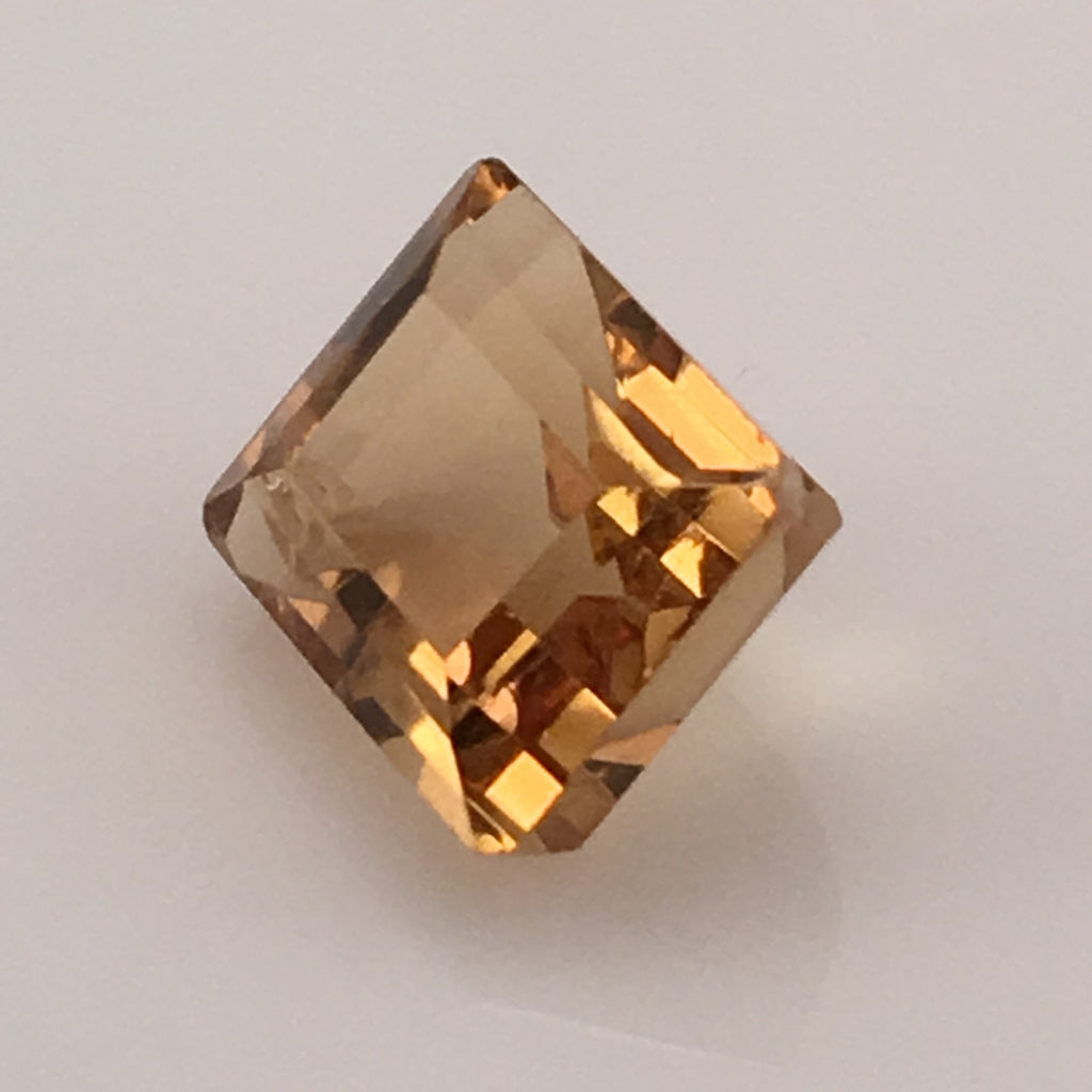 5.7 carat Emerald Cut South American Citrine Gemstone - Colonial Gems