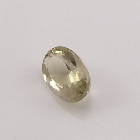 2.5 caral Oval Yellow Chrysoberyl Gemstone - Colonial Gems