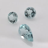 1.3 carat 3-piece Colorado Aquamarine Gemstone Set - Colonial Gems