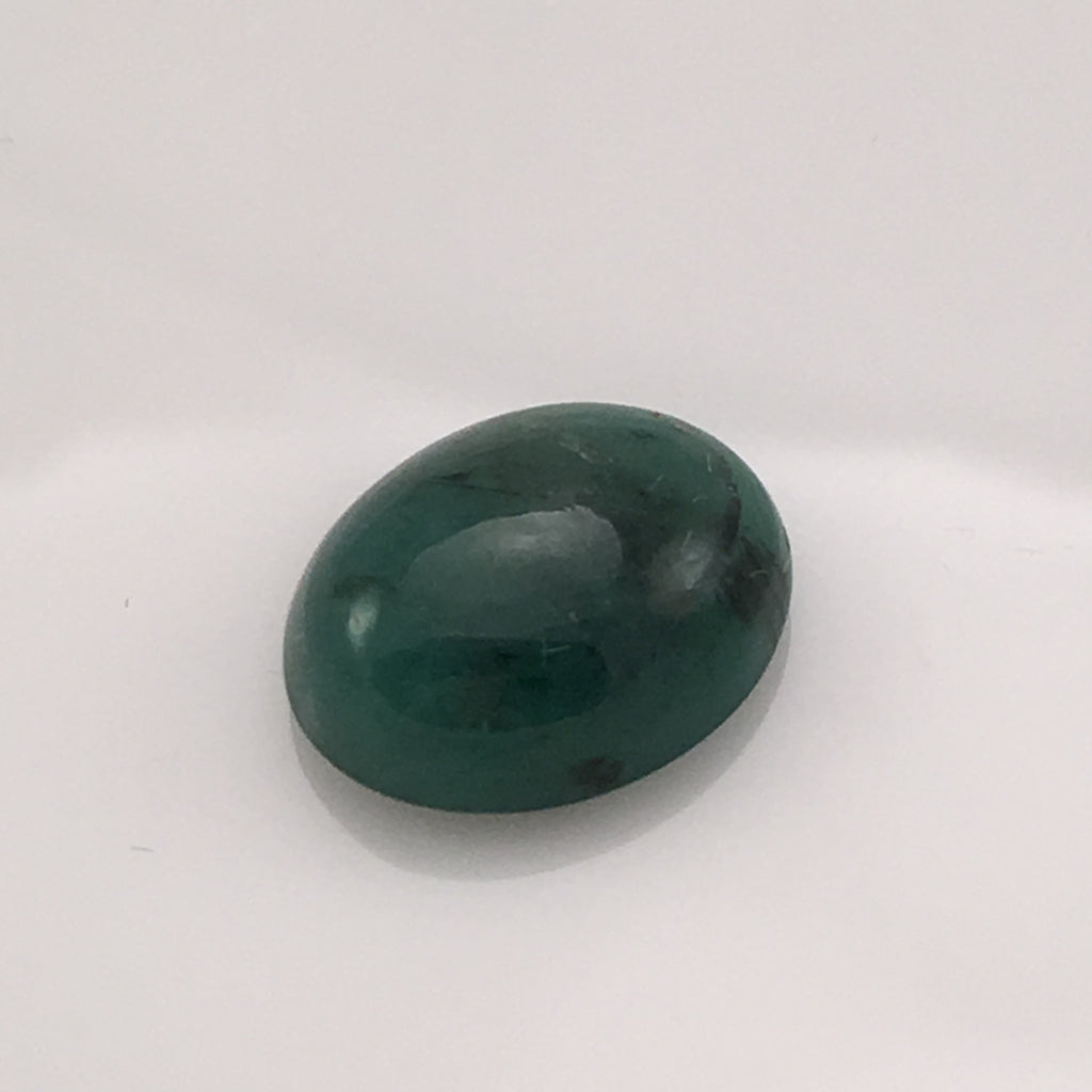 5.4 carat Emerald Cabochon - Colonial Gems