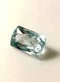 7 carat Mt. Antero Baguette Cut Aquamarine Gemstone