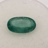 2.1 carat Oval Zambian Emerald Gemstone - Colonial Gems