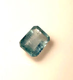 1.6 carat emerald cut Mt. Antero Aquamarine Gemstone