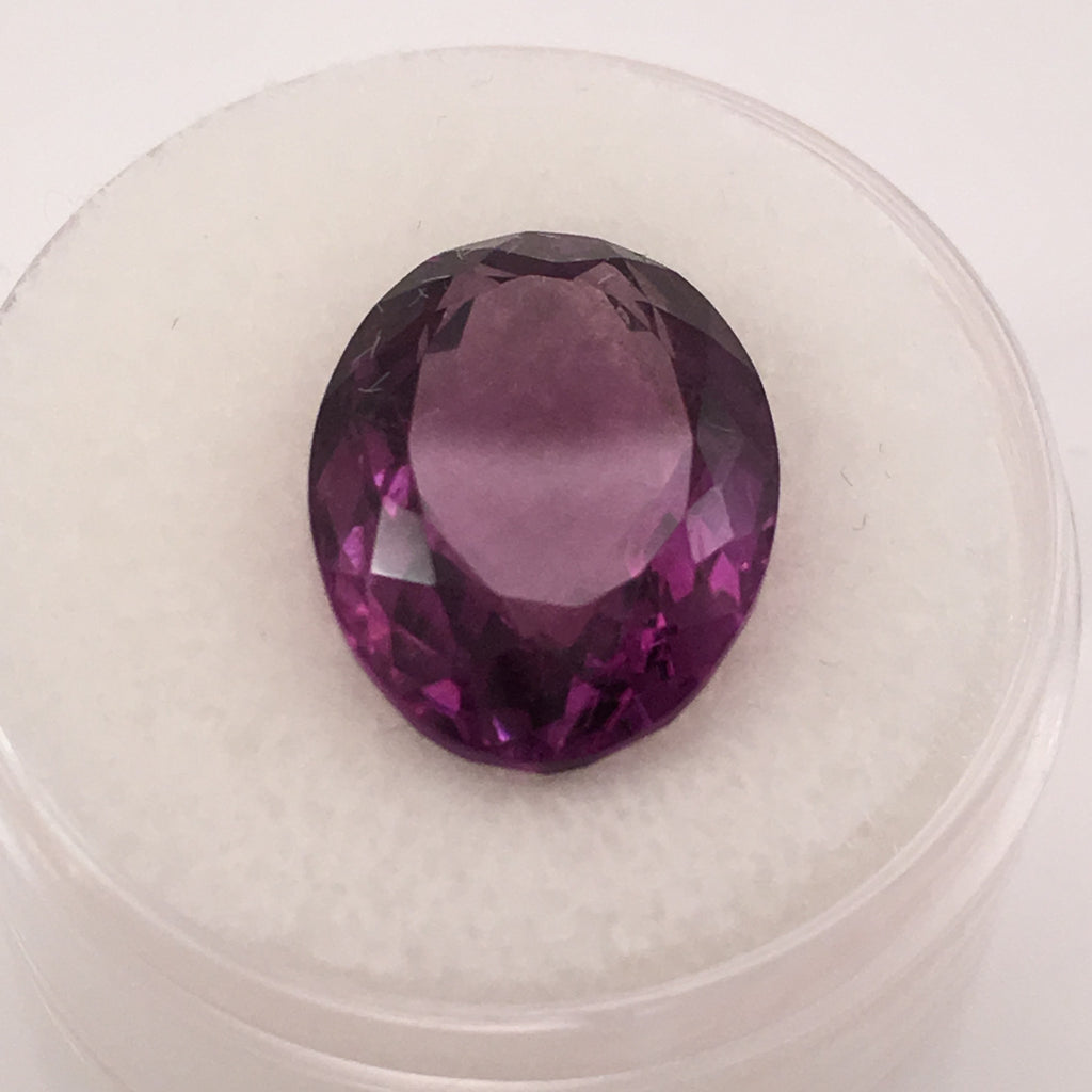 8 carat Oval Cut Amethyst Gemstone - Colonial Gems