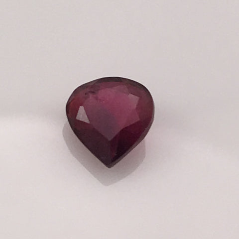 1.2 carat Heart Shaped Ruby Gemstone - Colonial Gems