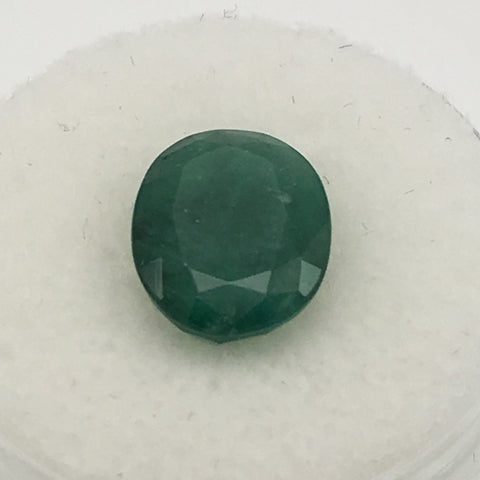 4 carat Oval Afghan Emerald - Colonial Gems