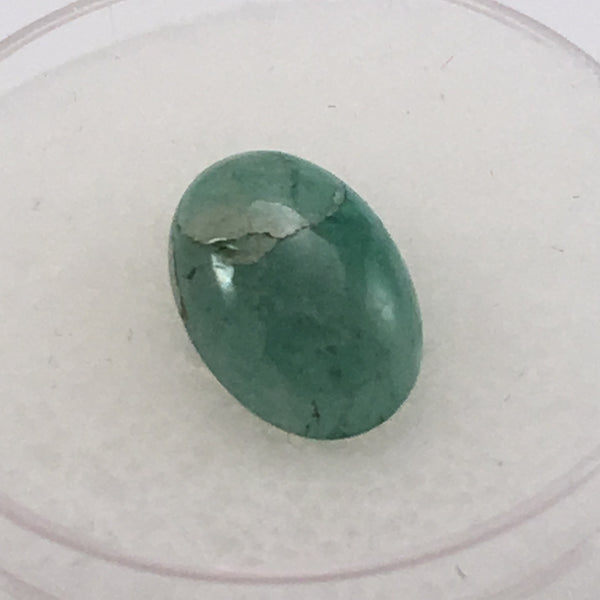 2.3 carat Brazilian Emerald Cabochon – Colonial Gems