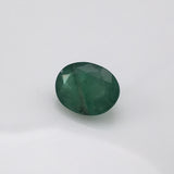 3.7 carat Oval Afhgan Emerald Gemstone - Colonial Gems