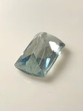 7 carat Mt. Antero Baguette Cut Aquamarine Gemstone