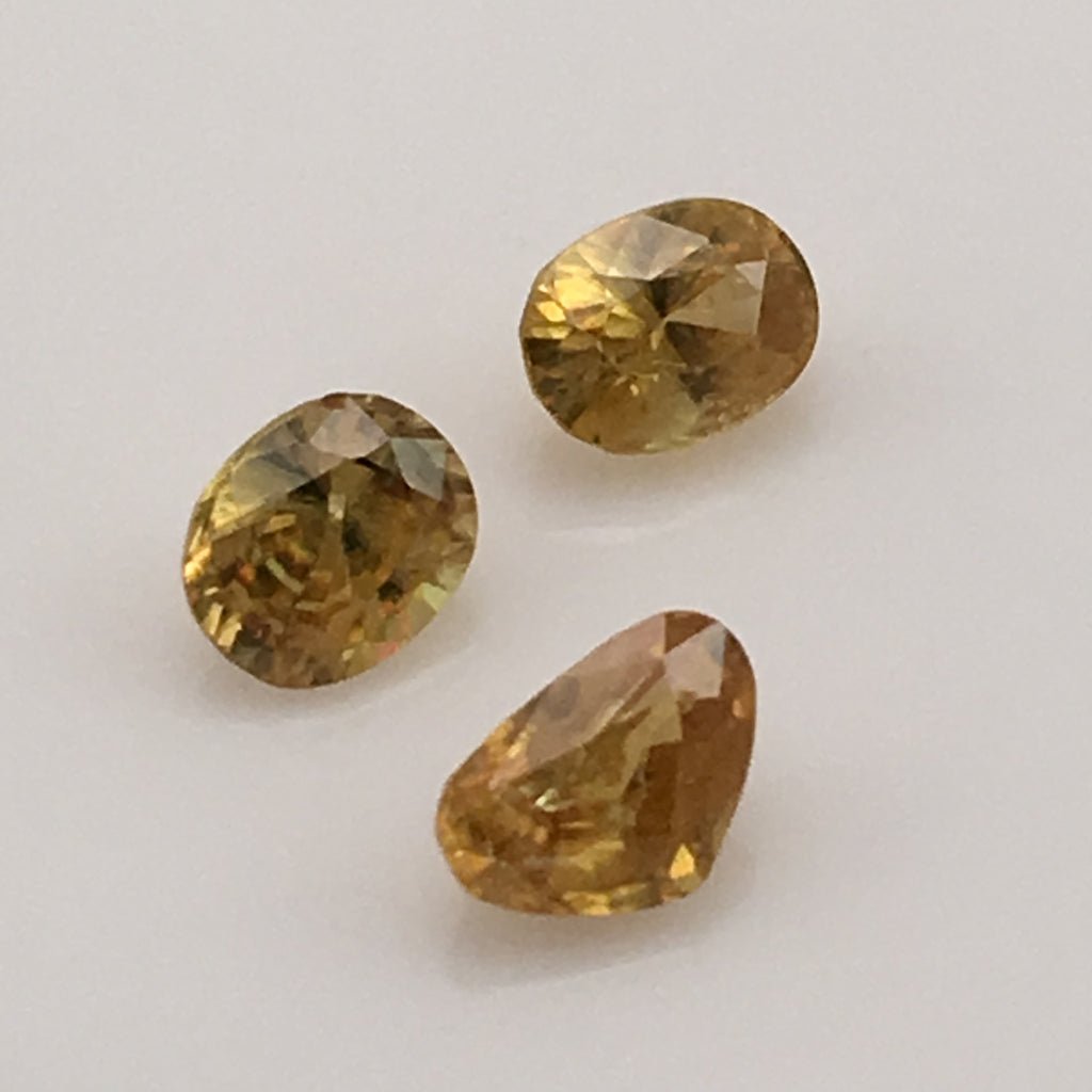 2 carat set of Sphene Gemstones - Colonial Gems