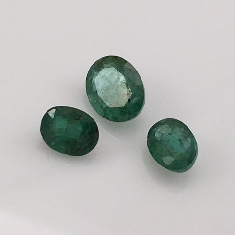2.5 carat Indian Emerald Gemstone Set - Colonial Gems