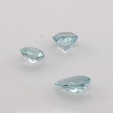 1.5 carat 3-piece Colorado Aquamarine Gemstone Set - Colonial Gems
