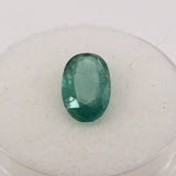 2.1 carat Oval Zambian Emerald Gemstone - Colonial Gems