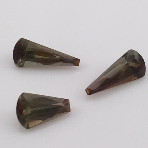5.5 carat set of tower cut Andalusite Gemstones - Colonial Gems