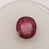 2 carat Red Oval Spinel Gemstone - Colonial Gems