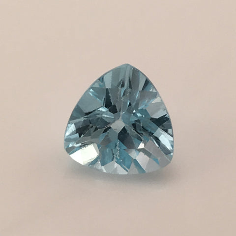 7.5 carat Blue Swiss Trillion Topaz Gem - Colonial Gems